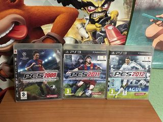 Lote 3 Videojuegos PES PS3