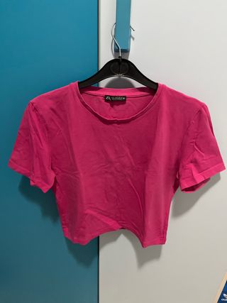 Top Zara Rosa Talla 