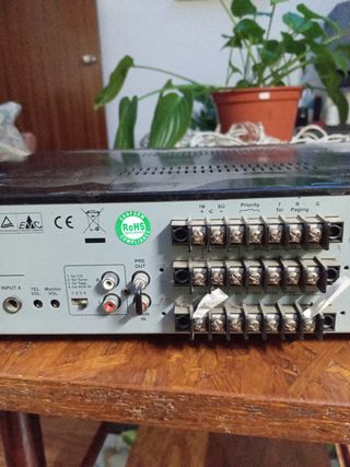 Amplificador Antares PA-120 Megafonía