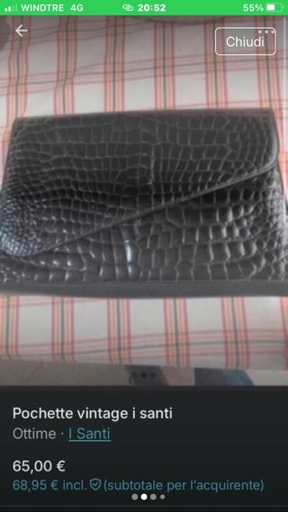 Pochette vintage I Santi nera