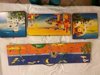 Stampe su legno paesaggi marini