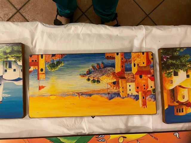 Stampe su legno paesaggi marini