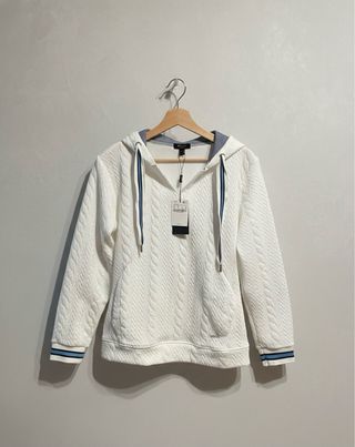 Sudadera blanca marca October