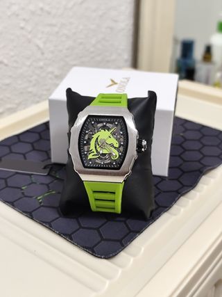 Reloj ONOLA Automático Hombre Verde/Plata