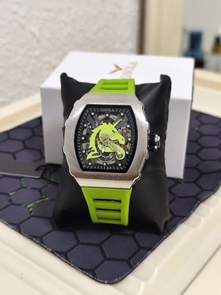 Reloj ONOLA Automático Hombre Verde/Plata