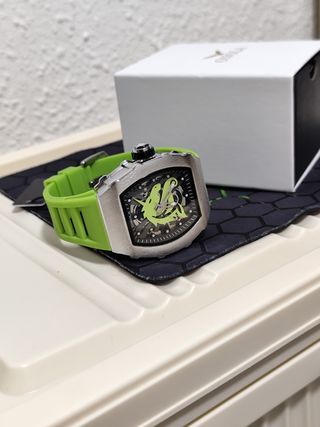 Reloj ONOLA Automático Hombre Verde/Plata