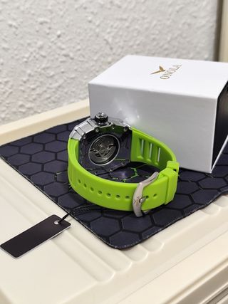 Reloj ONOLA Automático Hombre Verde/Plata