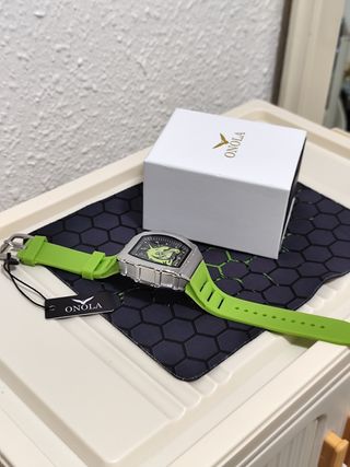 Reloj ONOLA Automático Hombre Verde/Plata