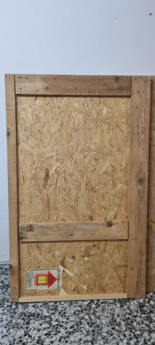 Tableros OSB reforzados con listones (4 ud)