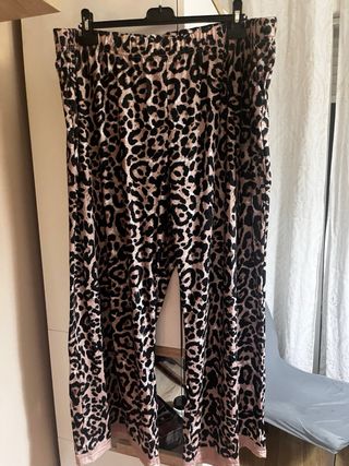 Traje señora estampado leopardo talla 5XL