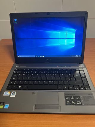 Portátil Acer Aspire 4810T Gris 13.8” Disco SSD