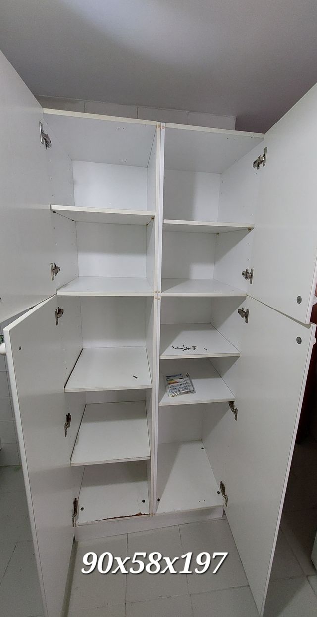 Armadio da cucina bianco