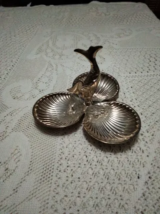 Entremesera Alpaca Plateada Pez