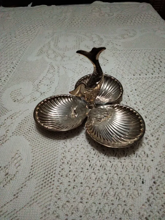 Entremesera Alpaca Plateada Pez