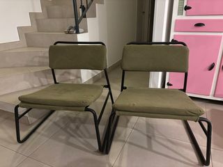 2 Sillones Ikea Linneback Verde Oliva