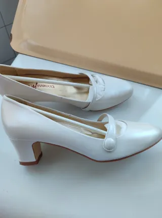 Zapatos de Novia Nina Fiarucci bridal ,blancos