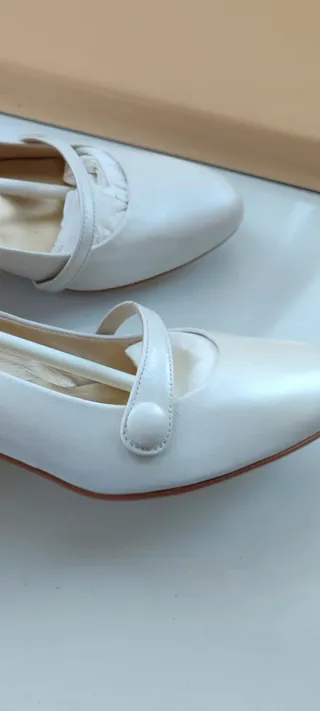 Zapatos de Novia Nina Fiarucci bridal ,blancos