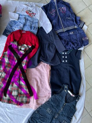 Set 6 Abiti Mayoral 12-18 Mesi 1 copri spalle+gonn