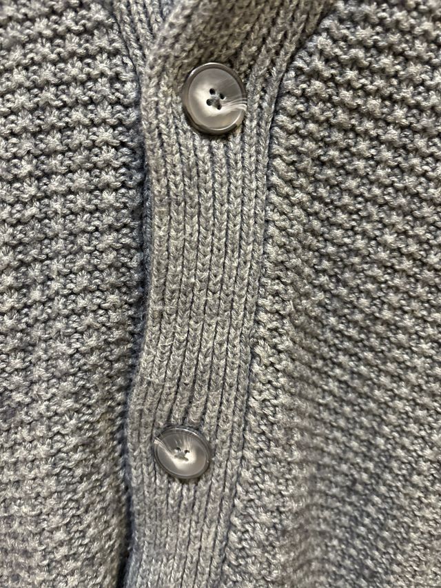 Cárdigan Gris de Punto
TALLA M