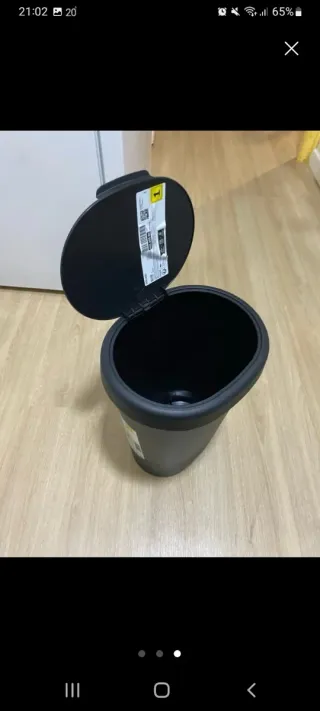 Cubo basura Ikea negro