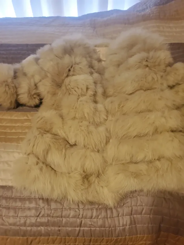 Abrigo de pelo zorro desmontable chaleco.es m da s