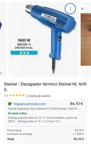 Decapador Electrónico Steinel HL 1910 E