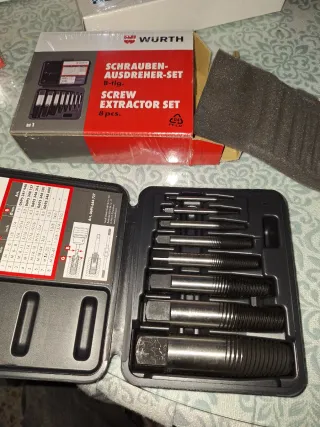 Extractor de tornillos Wurth 8 piezas