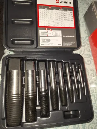 Extractor de tornillos Wurth 8 piezas