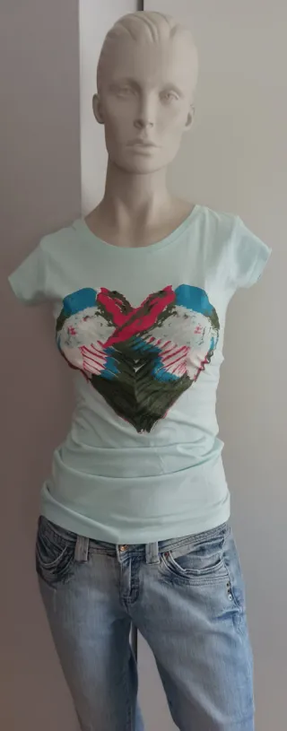Camiseta Corazón Multicolor