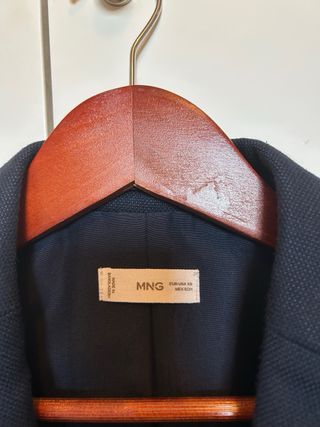 Americana Mango Azul Talla XS