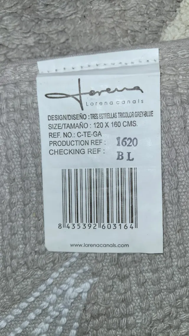 Alfombra Lorena Canals Estrellas 120x160cm