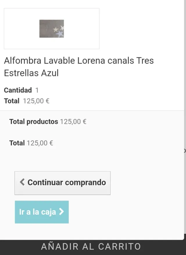 Alfombra Lorena Canals Estrellas 120x160cm