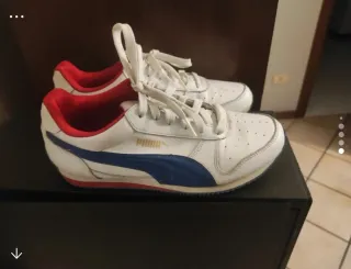 Scarpe Puma Donna 36 Bianche Rosse Blu