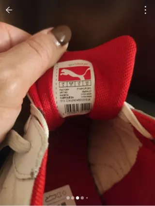 Scarpe Puma Donna 36 Bianche Rosse Blu