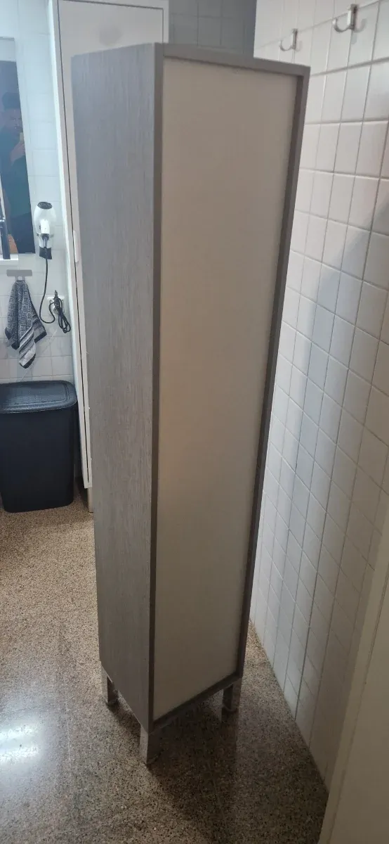 Columna baño roble gris