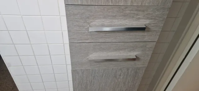 Columna baño roble gris