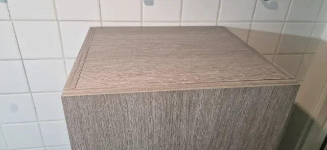 Columna baño roble gris