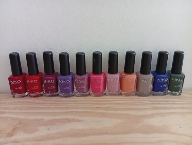 Lote de pintauñas Kiko, Sephora y dos diferentes