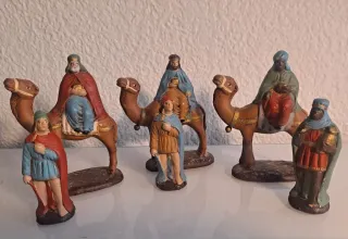 Antiguos Reyes Magos y sus pajes