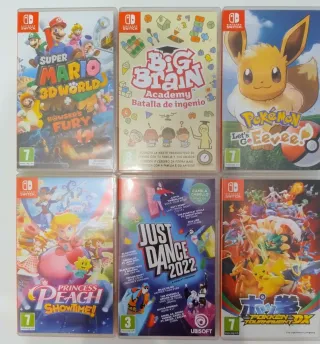 Pack juegos Nintendo Switch