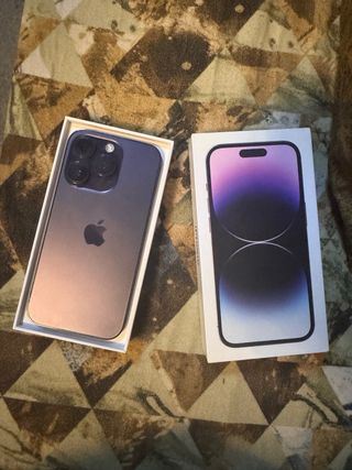 iPhone 14 Pro Gold/Purple