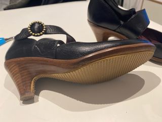 Zapatos Camper piel mujer negros