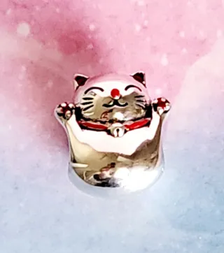 CHARM GATO CHINO PLATA NUEVO PARA PANDORA