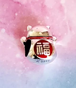 CHARM GATO CHINO PLATA NUEVO PARA PANDORA