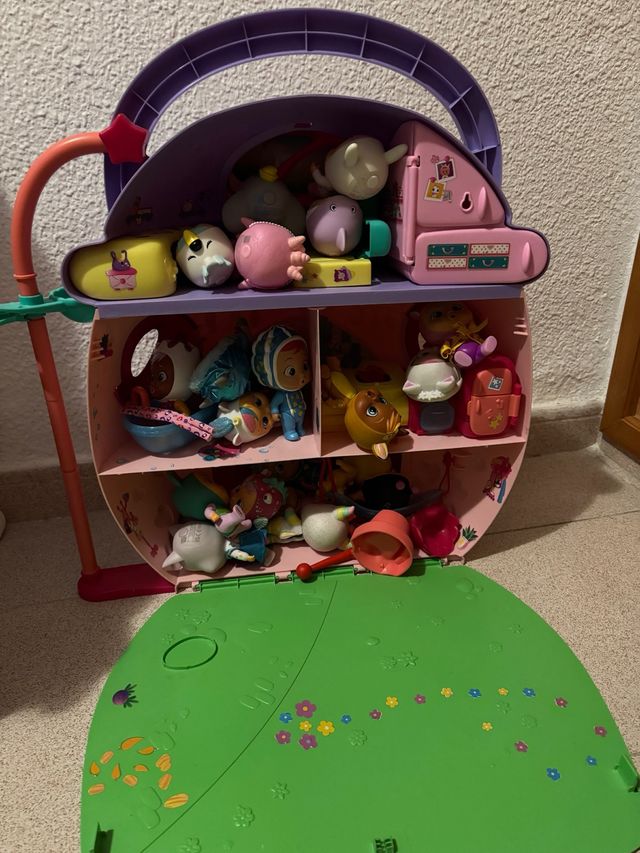 Casa Bebés Llorones Maletín Juego