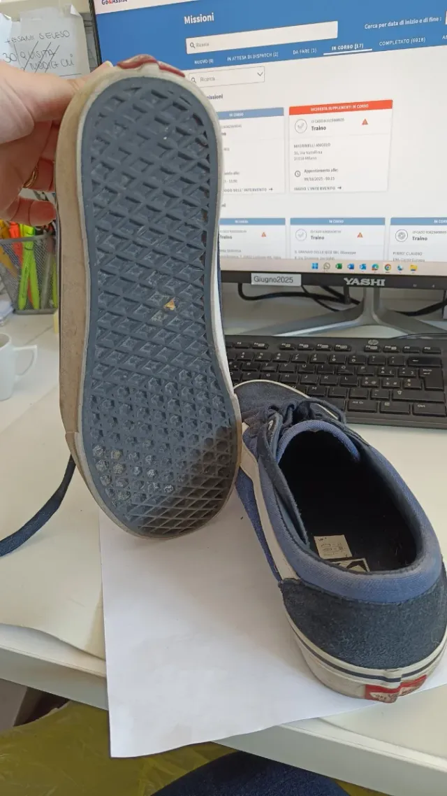 Vans Old Skool Blu/Grigio Tg 42