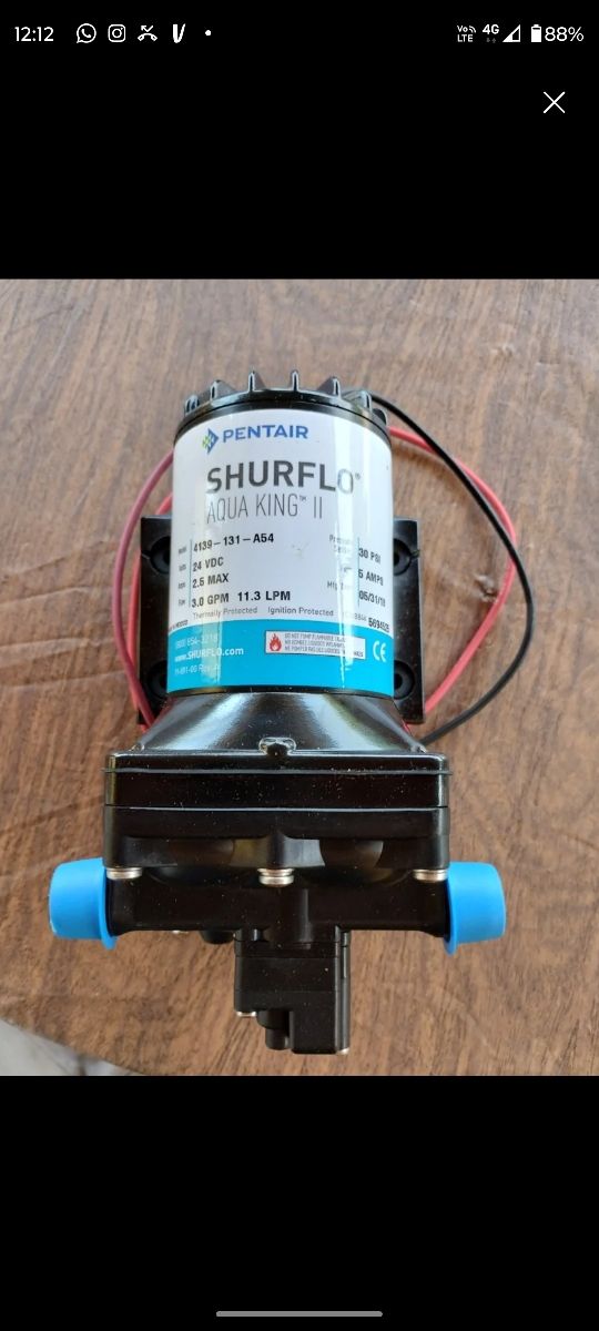 Pompa acqua autoadescante SHURFLO King II