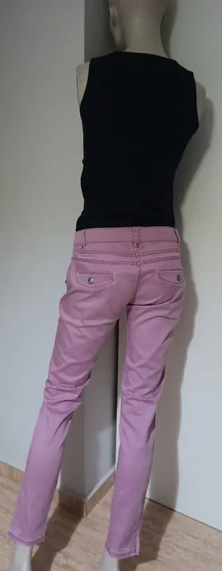 Pantalones rosas cargo