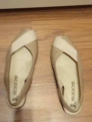 PASCUAL ROMAN Beige/Blanco Zapato Mujer
