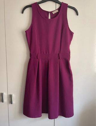 Vestido morado Pull&Bear